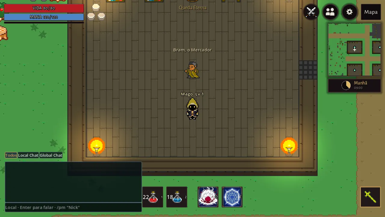 The city of Everfall inside the game