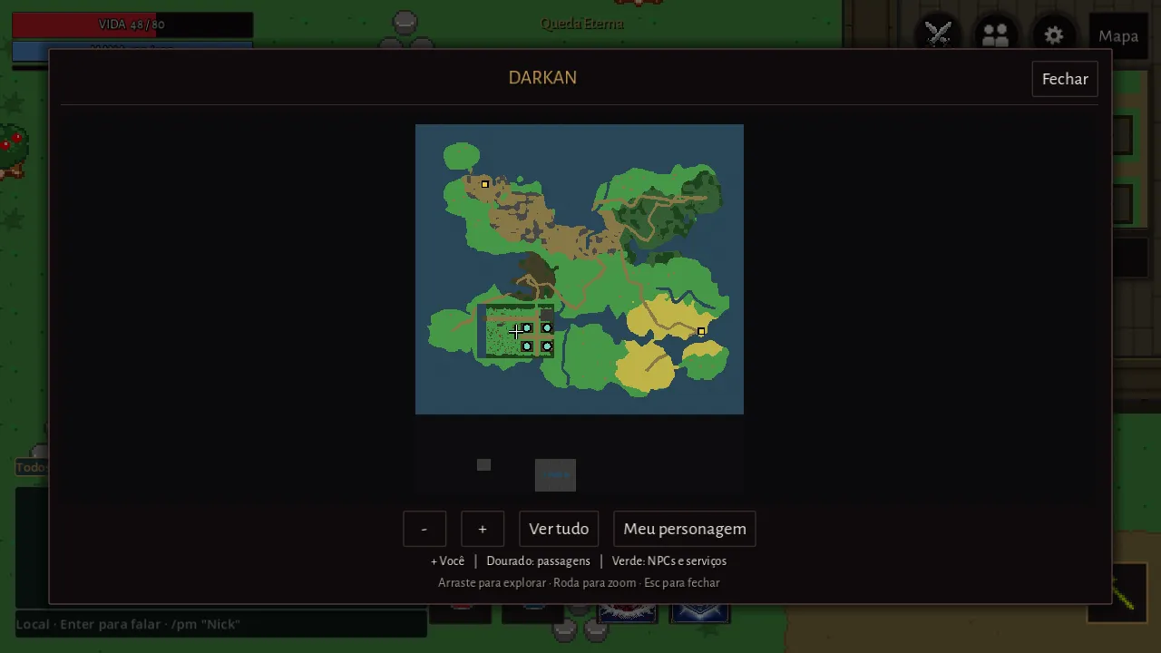 The world map